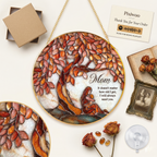Gift-ready Mom Tree of Life stained glass suncatcher in premium kraft packaging