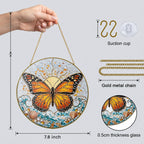Monarch butterfly suncatcher view 3