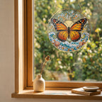 Monarch butterfly suncatcher view 11