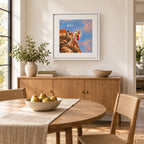 Moo. Turkey Canvas Wall Art — Funny Thanksgiving