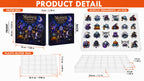 Moonweb Manor Halloween Advent Calendar – 24 Stained Glass Style Ornaments