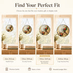 Ladybugs & Dandelion Wish Stained Glass Suncatcher