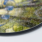 Blue Tit Reflection Stained Glass Suncatcher
