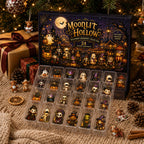 Moonlit Hollow ornament box styled as a collectible holiday decor gift