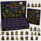 Frog Hollow Halloween ornament set — keepsake box with all 24 acrylic frog ornaments