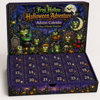 Frog Hollow Halloween ornament collection box with 24 compartments