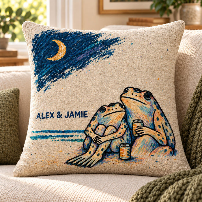 Past Midnight Woven pillow