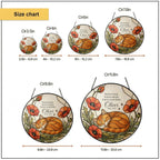 Orange cat memorial stained glass suncatcher with poppy 06