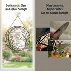 Cat memorial suncatcher hanging