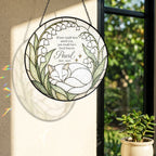 Cat memorial suncatcher gift