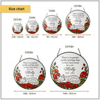 Personalized cat memorial suncatcher view 5