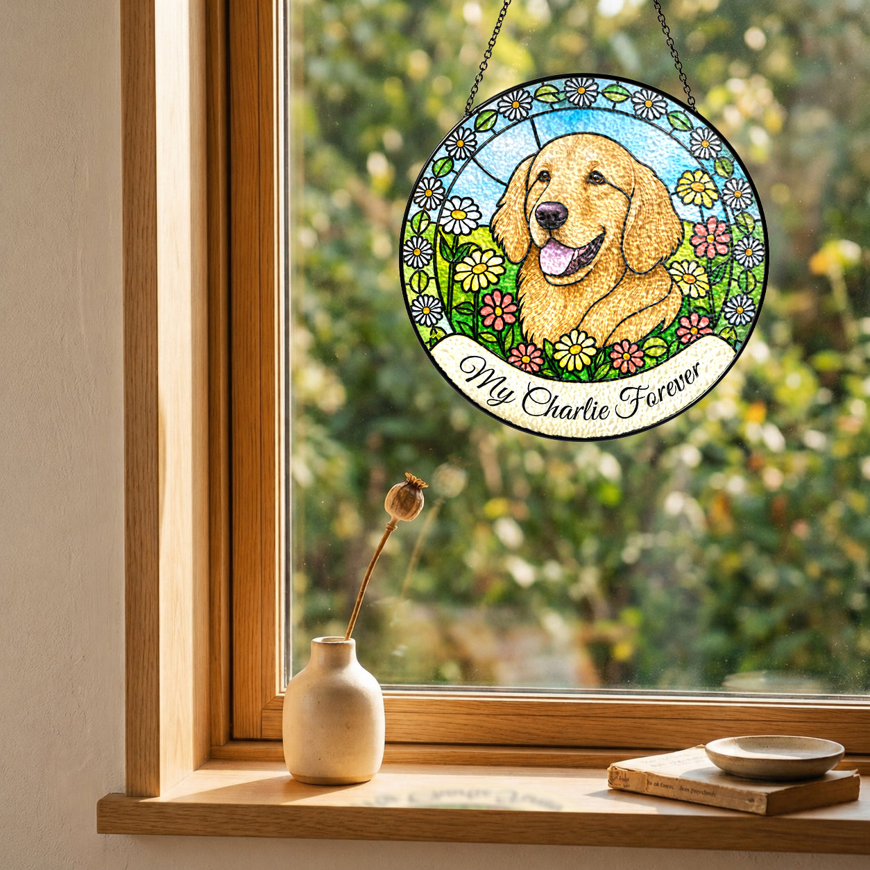 Personalized Dog Memorial Suncatcher - image 4