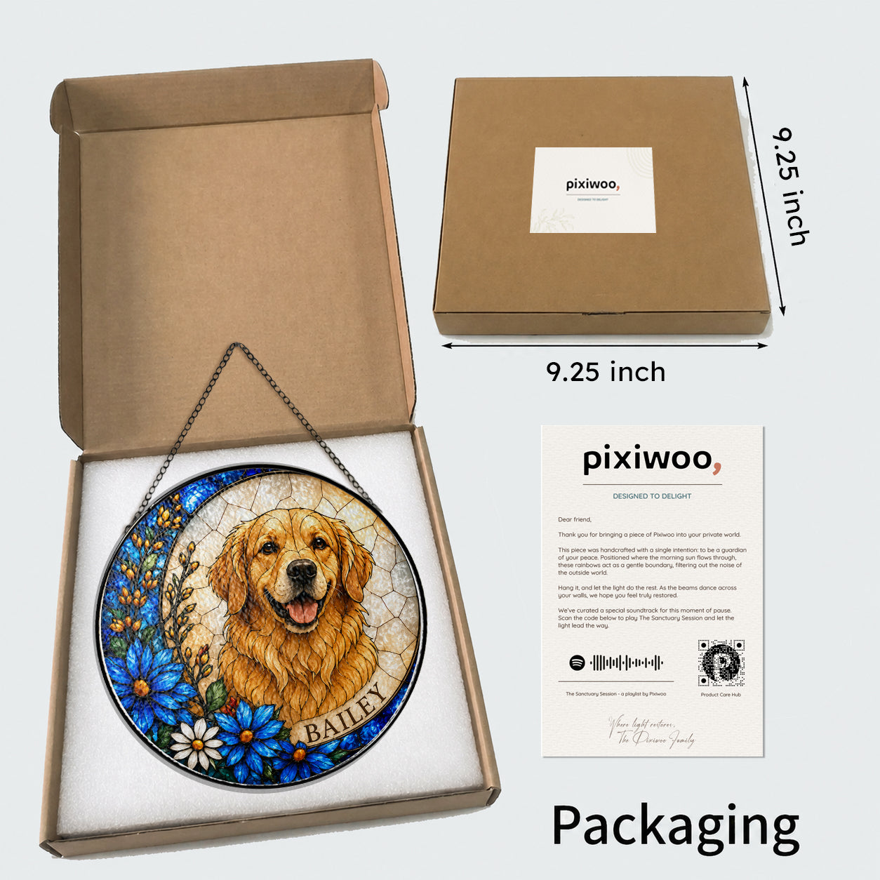 Personalized Dog Portrait Suncatcher - image 9