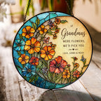 Personalized Grandma Floral Suncatcher - image 2