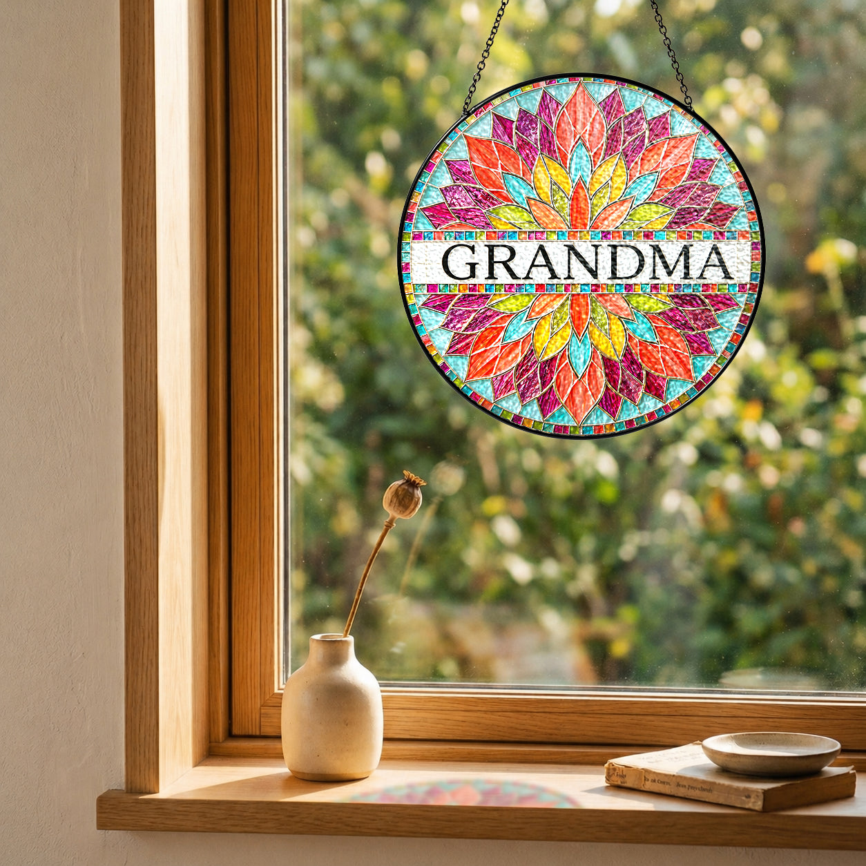 Personalized Grandma Mandala Suncatcher - image 5