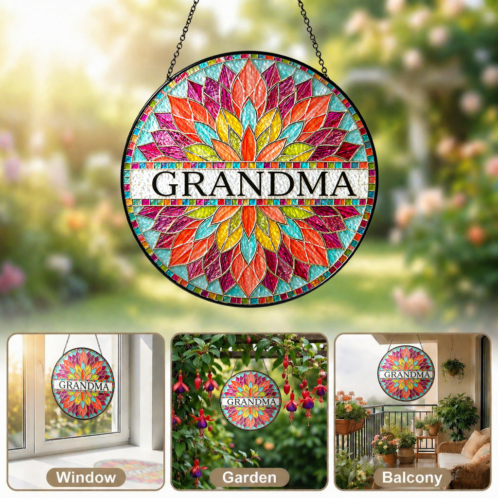 Personalized Grandma Mandala Suncatcher - image 7