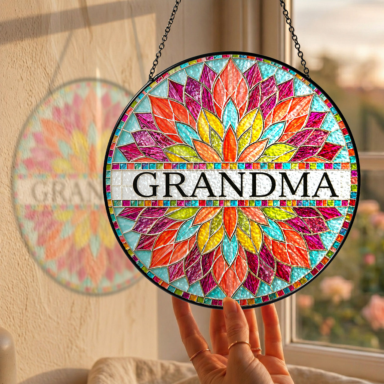 Personalized Grandma Mandala Suncatcher - image 10