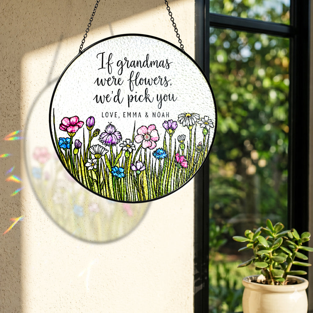 Personalized Grandma Wildflower Suncatcher - image 12
