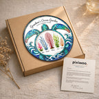 Personalized turtle suncatcher with Pixiwoo gift box and card