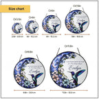 Personalized hummingbird dogwood memorial suncatcher view 4