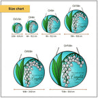 Personalized lily of the valley suncatcher size chart