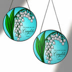 Personalized lily of the valley suncatcher view 6