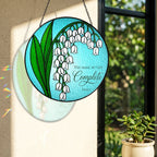 Personalized lily of the valley suncatcher view 7