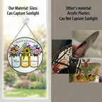 Personalized Mom Grandma Great-Grandma Flower Jars Suncatcher - image 3