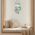 Personalized mom memorial hummingbird holographic suncatcher