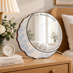 Personalized Moon Mirror LED Night Light – I Love You to the Moon and Back