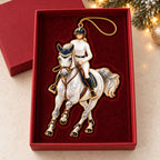 Personalized Sports & Hobby Name Ornament — Tennis, Basketball, Volleyball, Surfing, Saxophone or Horse Riding, Ceramic Christmas Ornament