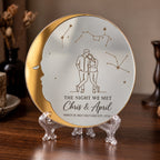 Personalized The Night We Met Moon Mirror Acrylic Sign