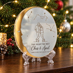 Personalized The Night We Met Moon Mirror Acrylic Sign