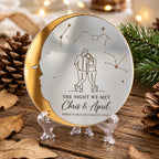 Personalized The Night We Met Moon Mirror Acrylic Sign
