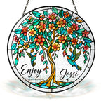 Personalized tree of life suncatcher view 3