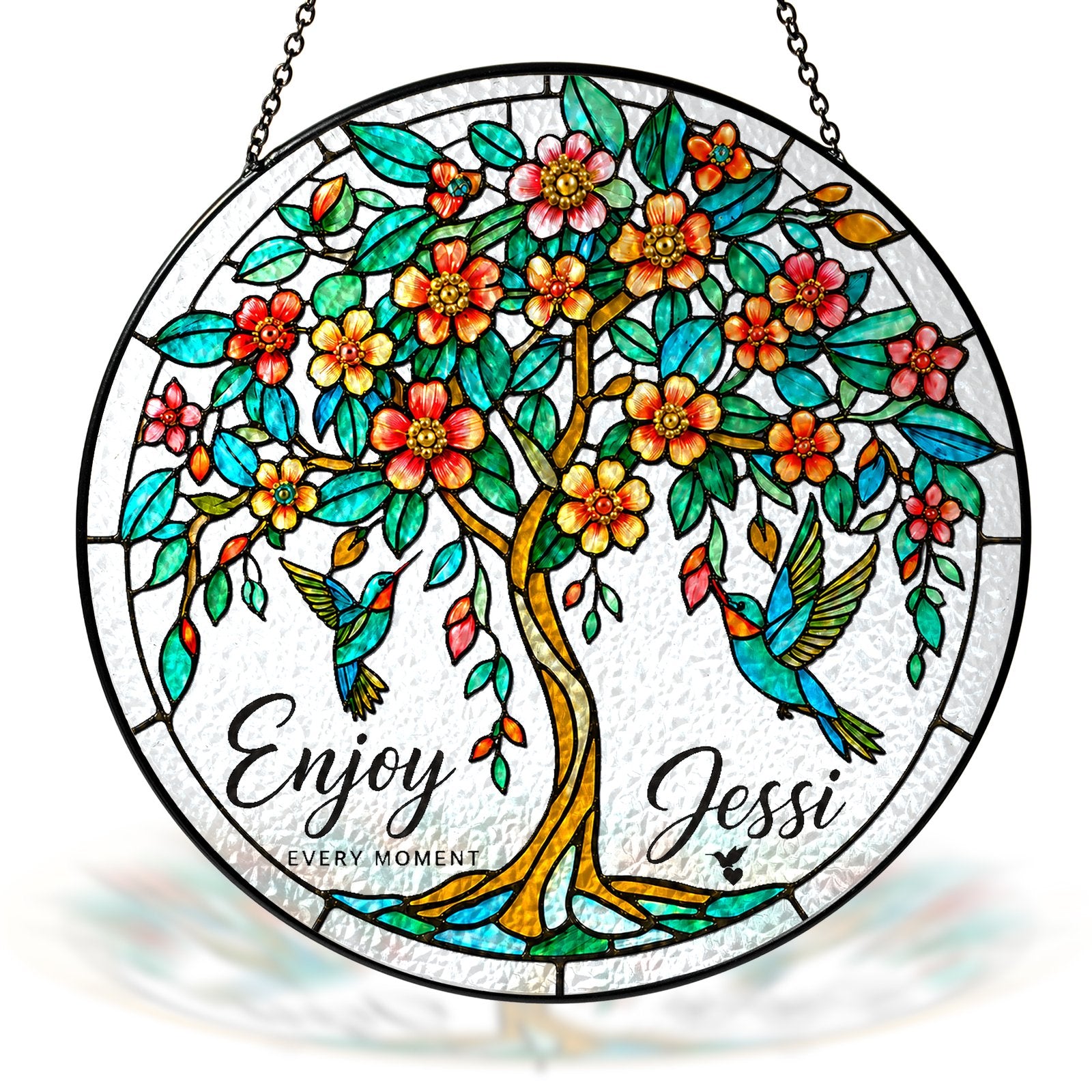 Personalized tree of life suncatcher view 3