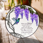 Personalized wisteria grandma memorial suncatcher view 9