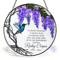 Personalized wisteria memorial suncatcher view 8