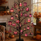 Pink Spellbound Halloween Advent Calendar – 24 Acrylic Ornaments