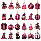 Pink Spellbound Halloween Advent Calendar – 24 Acrylic Ornaments