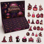 Pink Spellbound Halloween Advent Calendar – 24 Acrylic Ornaments