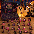 Pink Spellbound Halloween Advent Calendar – 24 Acrylic Ornaments