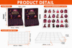 Pink Spellbound Halloween Advent Calendar – 24 Acrylic Ornaments