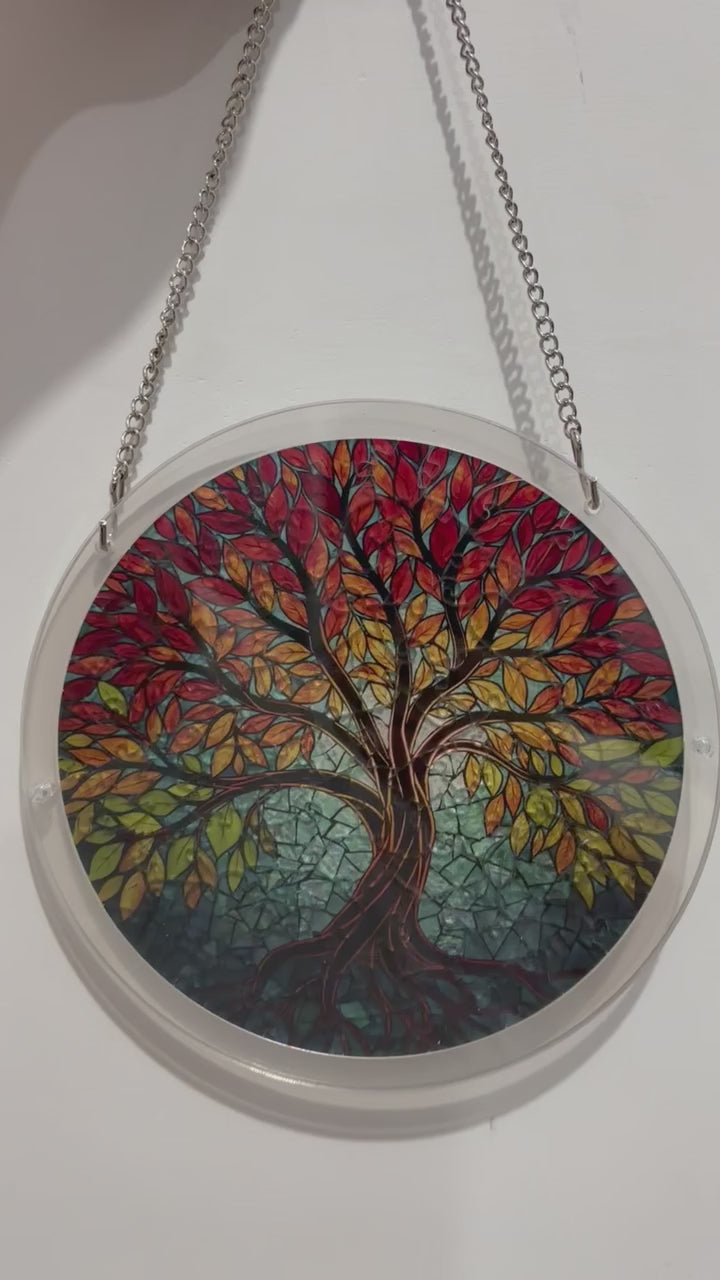 Tree of Life Acrylic Puzzle Suncatcher