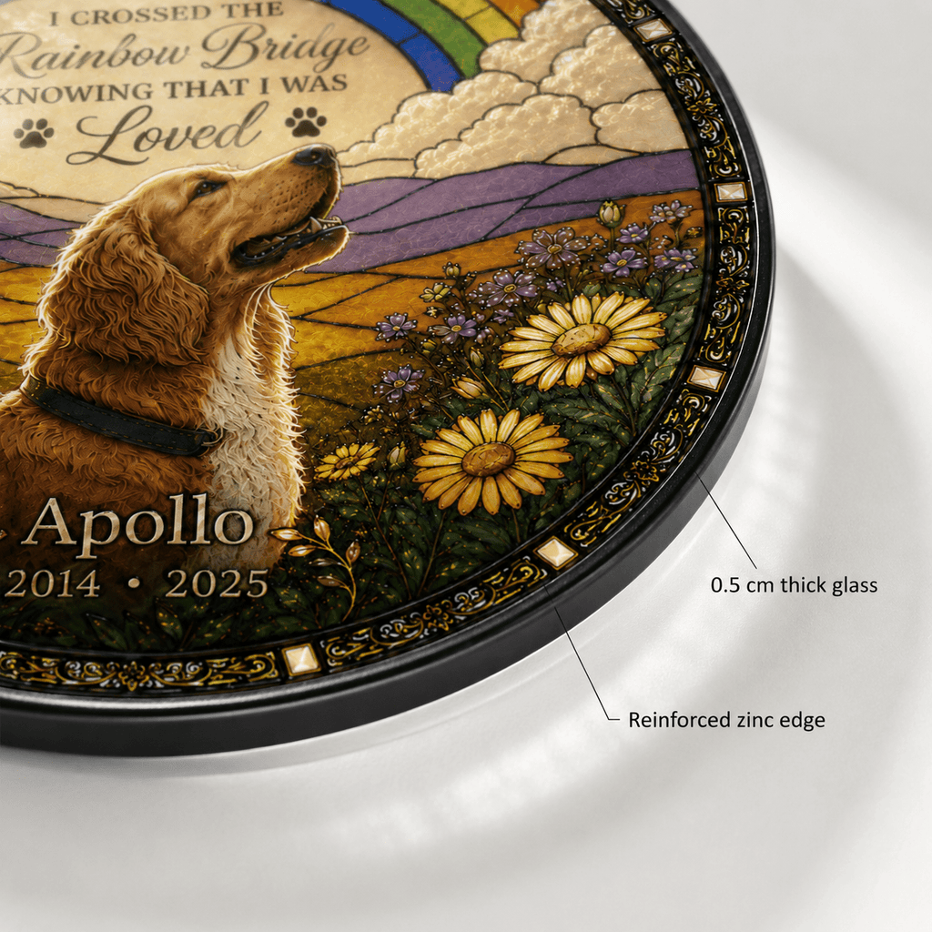 Personalized Pet Memorial Suncatcher – Forever in My Heart