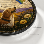 Personalized Pet Memorial Suncatcher – Forever in My Heart
