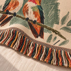 Personalized Rest Your Wings Hummingbird Couple Woven Blanket