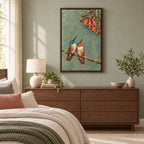 Personalized Rest Your Wings Hummingbird Couple Canvas Wall Art