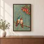 Personalized Rest Your Wings Hummingbird Couple Canvas Wall Art