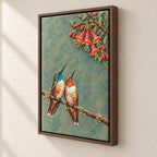 Personalized Rest Your Wings Hummingbird Couple Canvas Wall Art